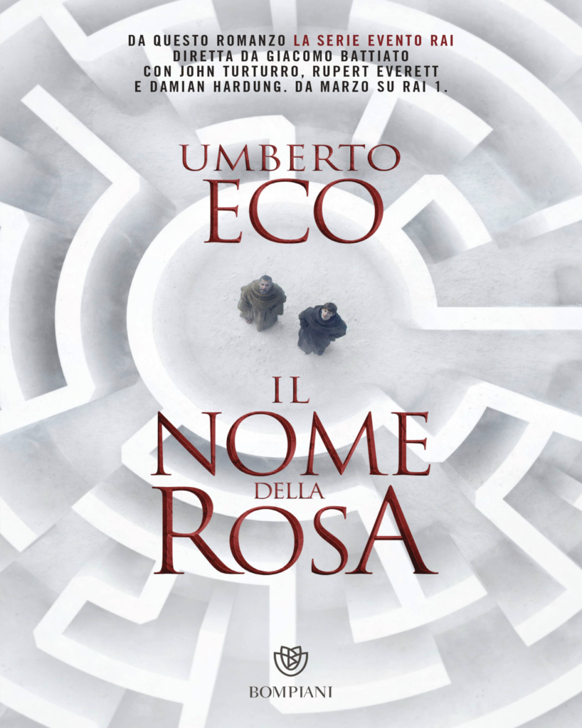 Copertina del libro di Umberto Eco "Il nome della Rosa"