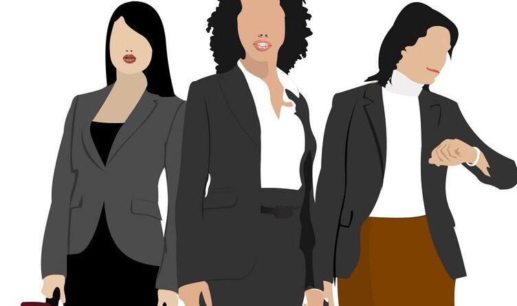 Lingua e questioni di genere Fonte: VectorStock, https://cdn4.vectorstock.com/i/1000x1000/19/38/three-business-women-silhouette-vector-27101938.jpg